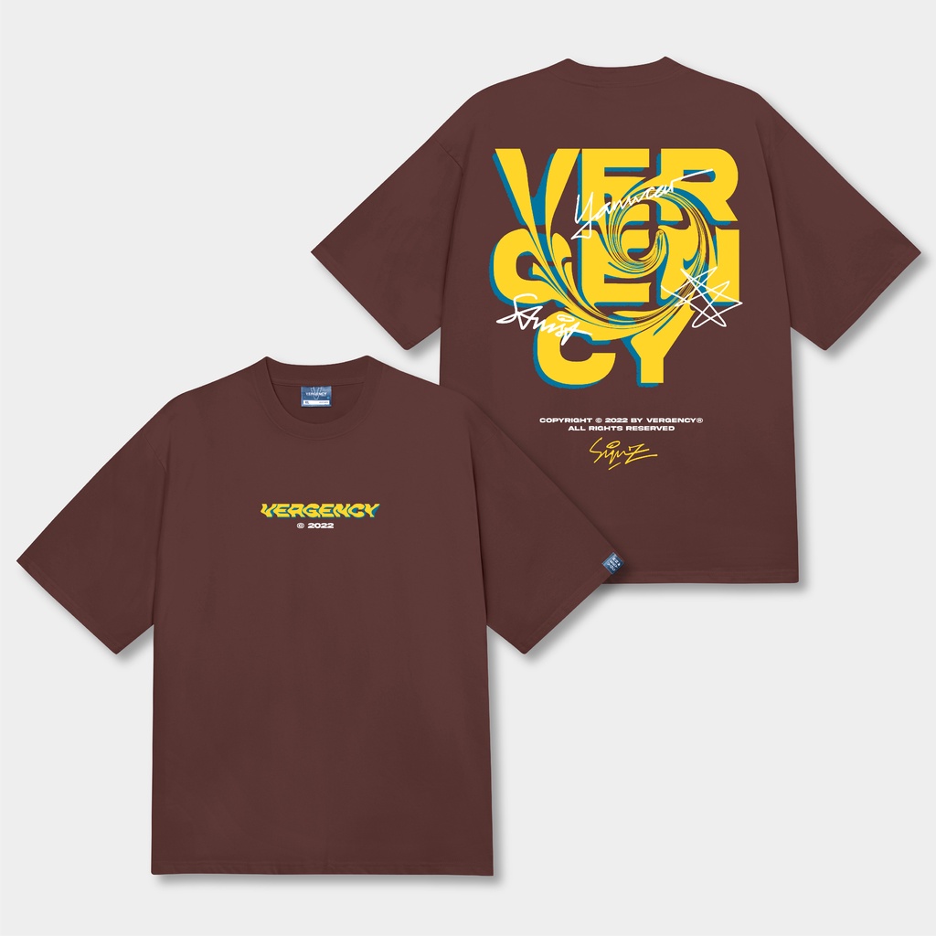 Áo thun nam nữ local brand unisex form rộng tay lỡ Vergency Twist/TWI hàng chính hãng 6 màu sắc