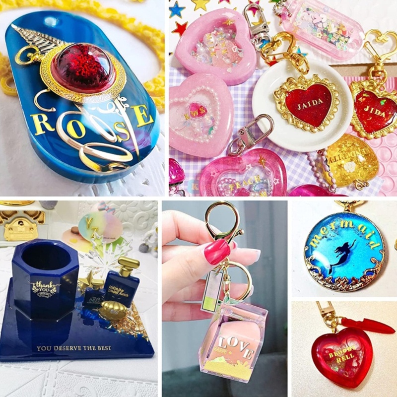BS * Coppers Màu Vàng 1 5cm Bảng Chữ Cái Số Miếng Dán Mini-Glitter Chữ Dán Cho Thêu Sò Trang Trí Nhà