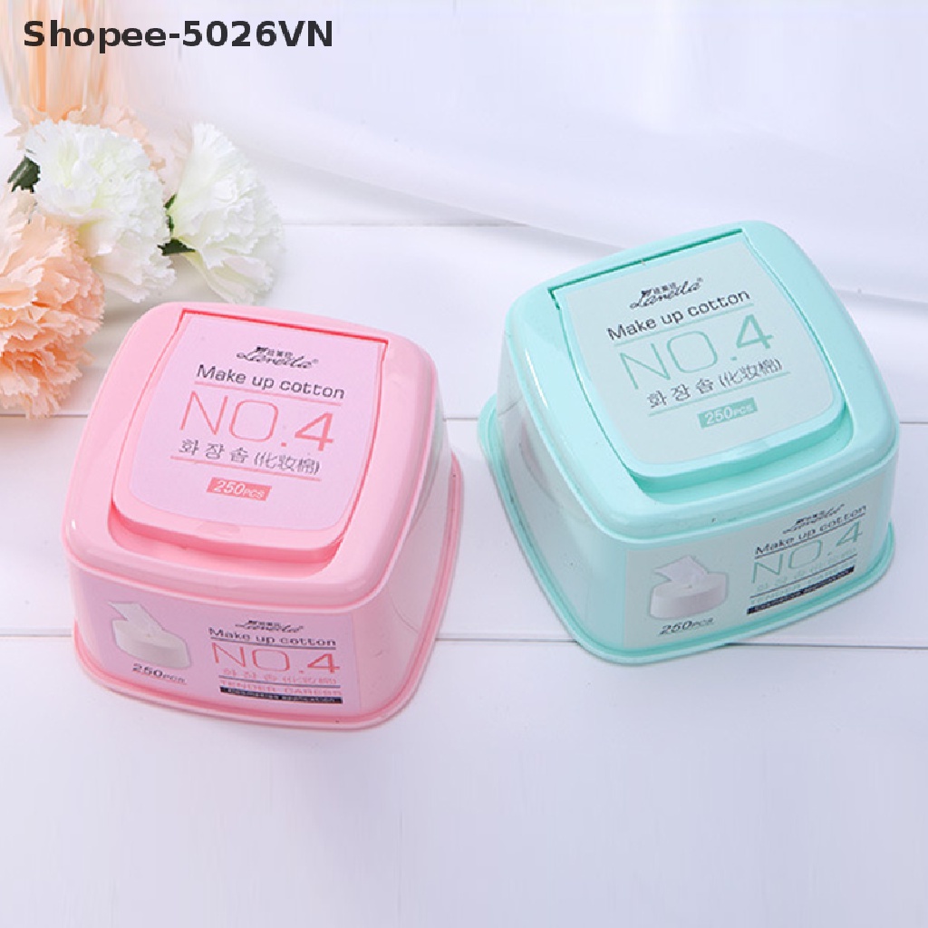 Hộp 250 Bông Tẩy Trang Làm Sạch Sâu Chất Lượng Cao