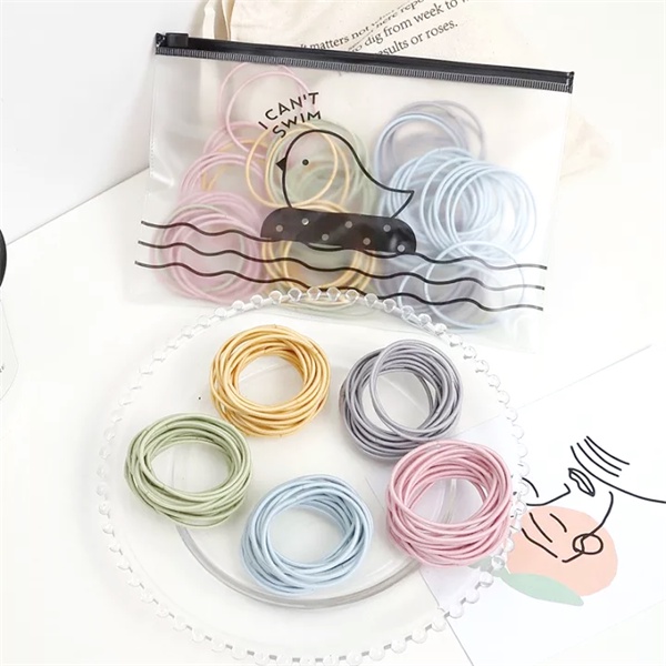 Dây thun cột tóc co giãn Hàn Quốc nhiều màu siêu xinh