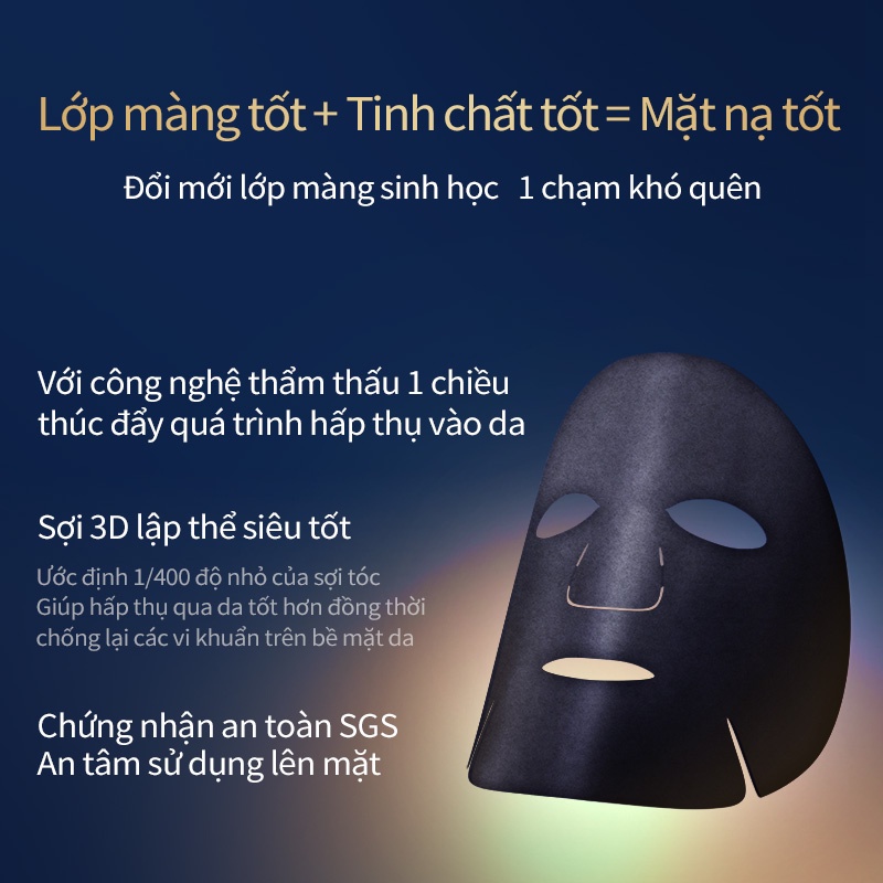 MASK FAMILY Mặt nạ chống lão hóa men Bifid dưỡng ẩm làm sáng chăm sóc da mặt 30ml