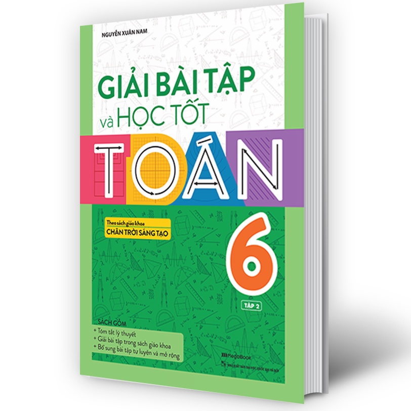 Sách - Combo Giải bài tập và học tốt Toán 6 - 2 tập theo sách giáo khoa Chân trời sáng tạo