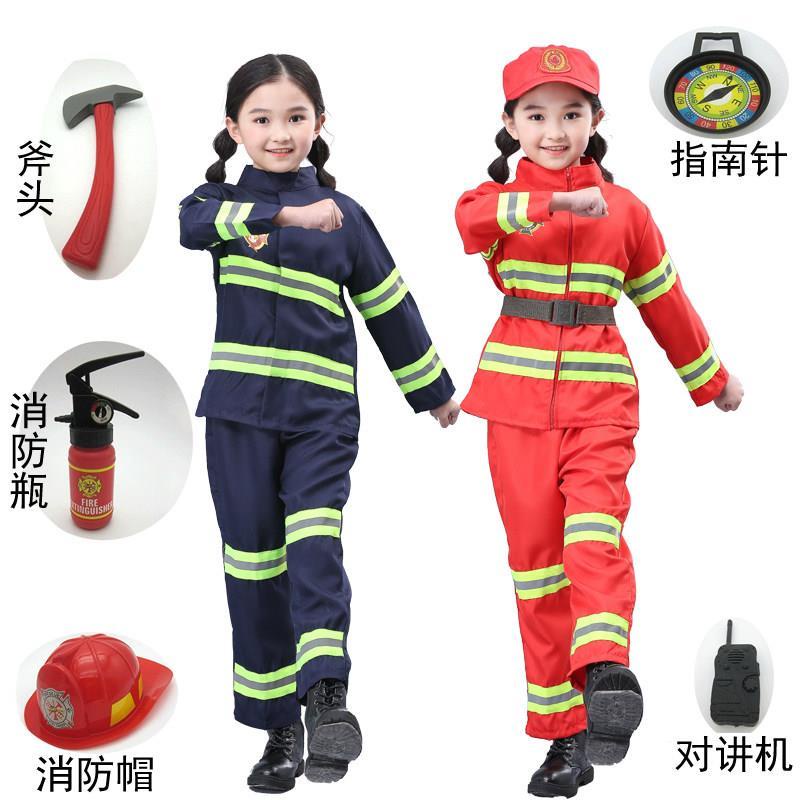 Bộ Đồ Hóa Trang Lính Cứu Hỏa Chuyên Nghiệp Cho Bé