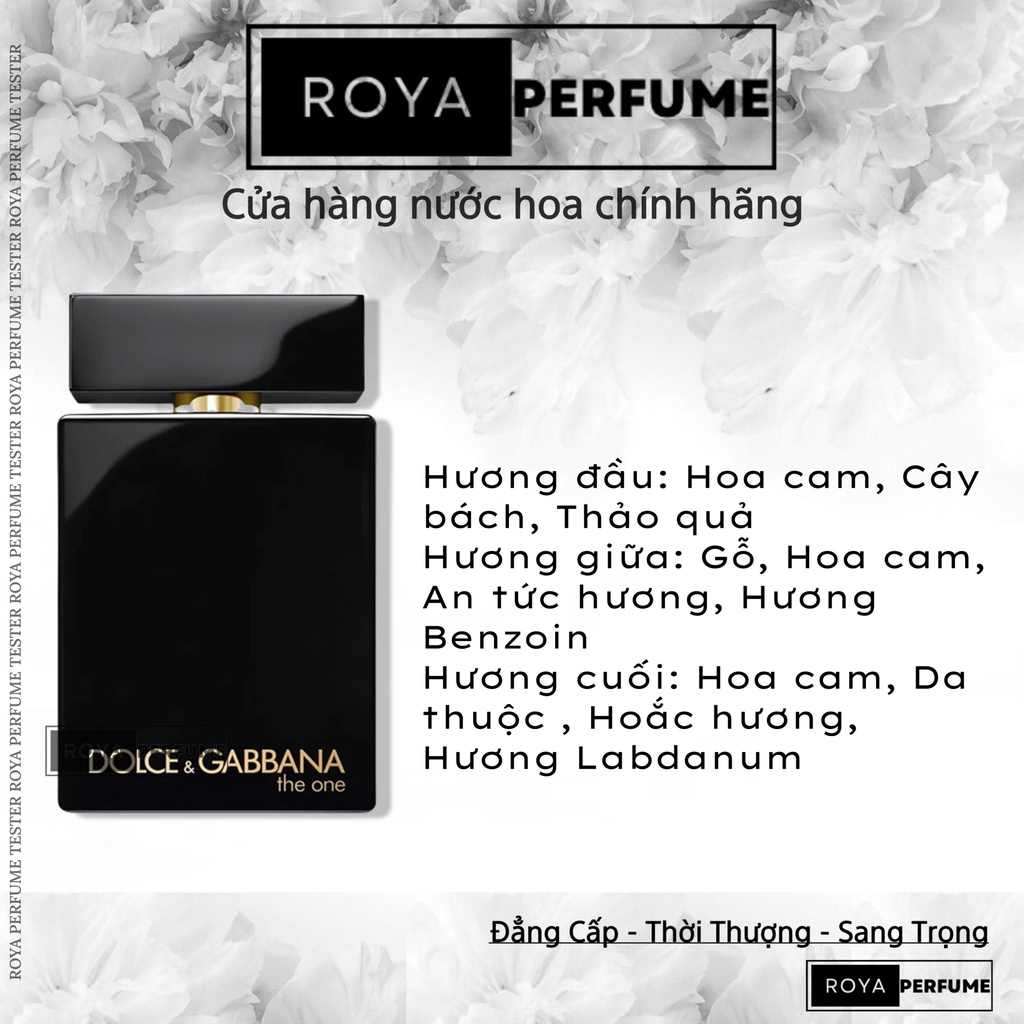 -𝑹𝑶𝑱𝑨- Nước hoa D&G The One Intense -𝑹𝑶𝑱𝑨-