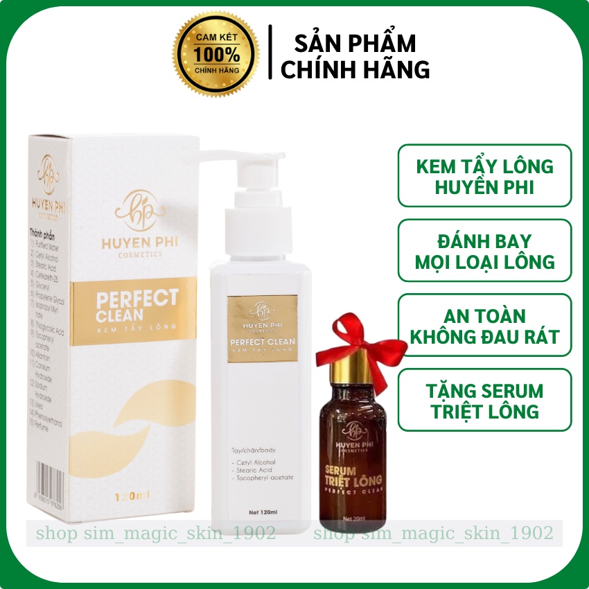 [Mã 159Fmcgsale Giảm 8% Đơn 500K] [Hàng Cao Cấp] - Combo Kem Tẩy Lông Huyền Phi Triệt Sạch Bất Chấp...