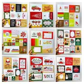 Tag/ card chủ đề noel - giáng sinh/ kích thước 21x21cm, định lượng 250gsm