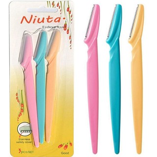 Bộ 3 cây Dao cạo lông mày Epio 3 in 1 chuẩn bền, lâu lục hơn loại khác