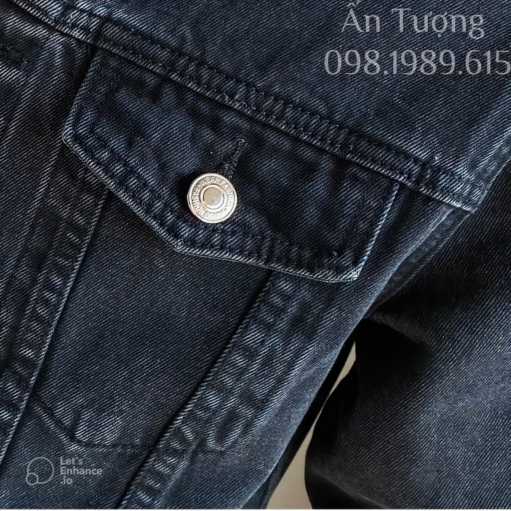 Áo khoác JEAN nam mẫu Basic AJ001, Thanh lịch & Trẻ trung phù hợp phối đồ Văn phòng & Dạo phố, vải Denim dày co dãn