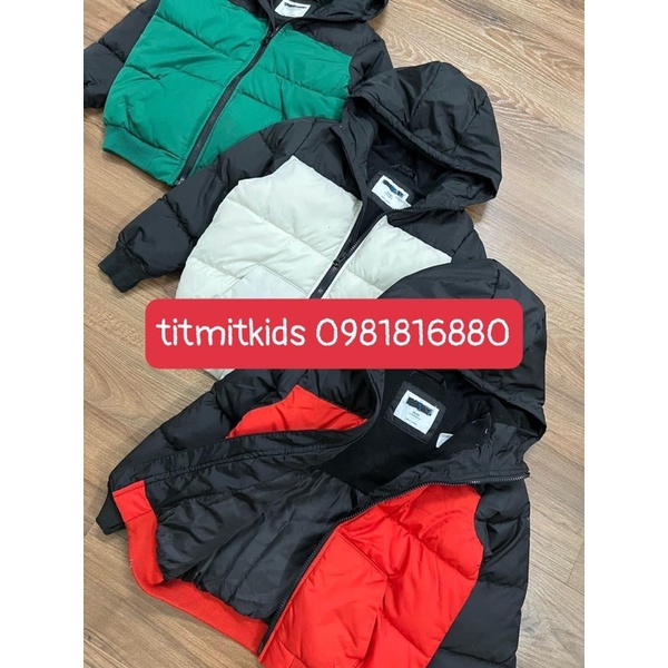 Áo phao bomber bé trai 5-18y