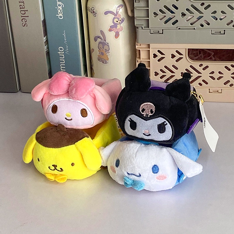 Sanrio Móc Khóa Hình Kuromi Cinnamoroll My Melody Nhồi Bông Đáng Yêu