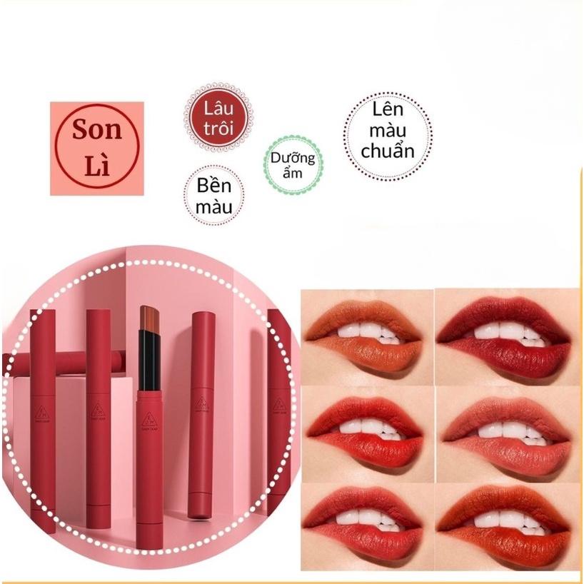 Son Thỏi Lì/ Son Lì Nội Địa Trung Daisy Dear/Son Lì Lâu Trôi /Son Ống Nhỏ. Tông Màu Đậm Chất Nhung Mịn Bền Màu 3.2g