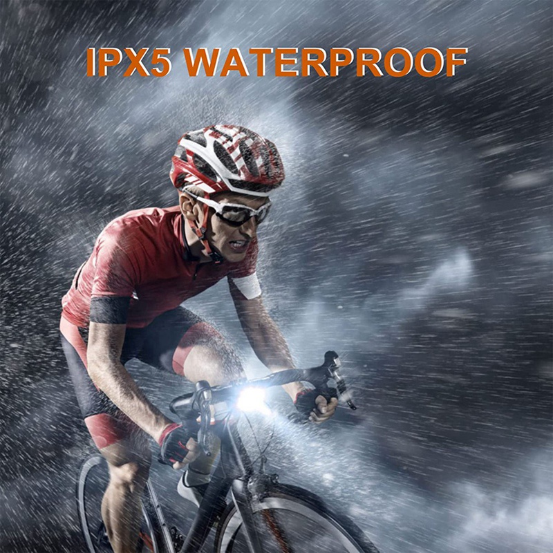 Đèn Pha Trước Và Sau Bằng Hợp Kim Nhôm Chống Nước Cho Xe Đạp