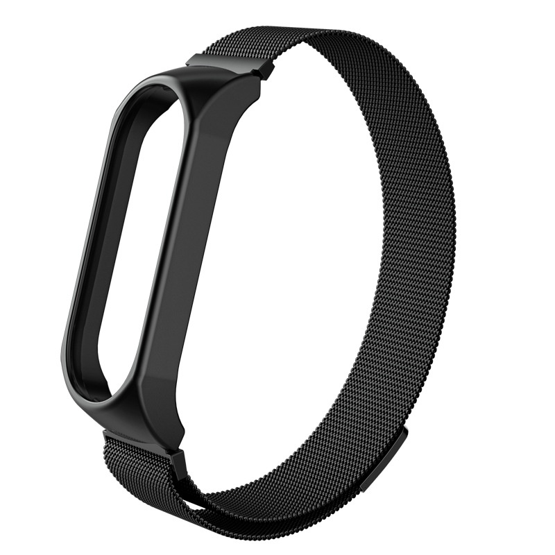 Milanese Dây Đeo Inox Cho Đồng Hồ Thông Minh xiaomi mi band 7 6 5 miband 4 3