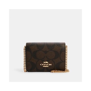 Túi đeo chéo Coach Mini Wallet On A Chain hàng Auth xin xò siêu xinh.