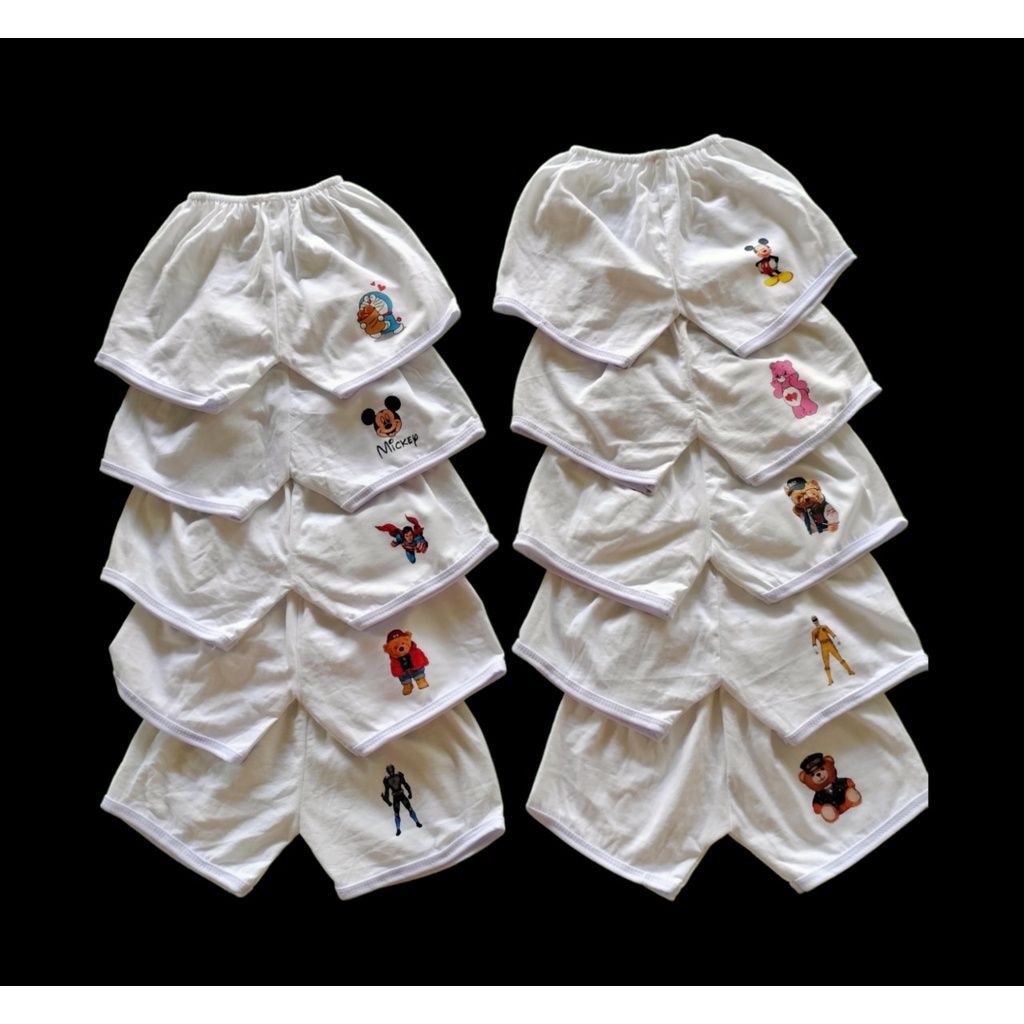 Set 10 quần đùi hình cute cho bé từ 4-20kg