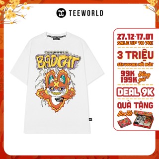 Áo Thun Local Brand Teeworld Bad Cat Thunder - TW Zoo Collection T-Shirt Nam Nữ Form Rộng Unisex
