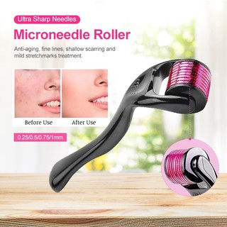 Cây Lăn Kim 540 Derma Roller 0.2-2mm Chăm Sóc Da Mặt Và Tóc