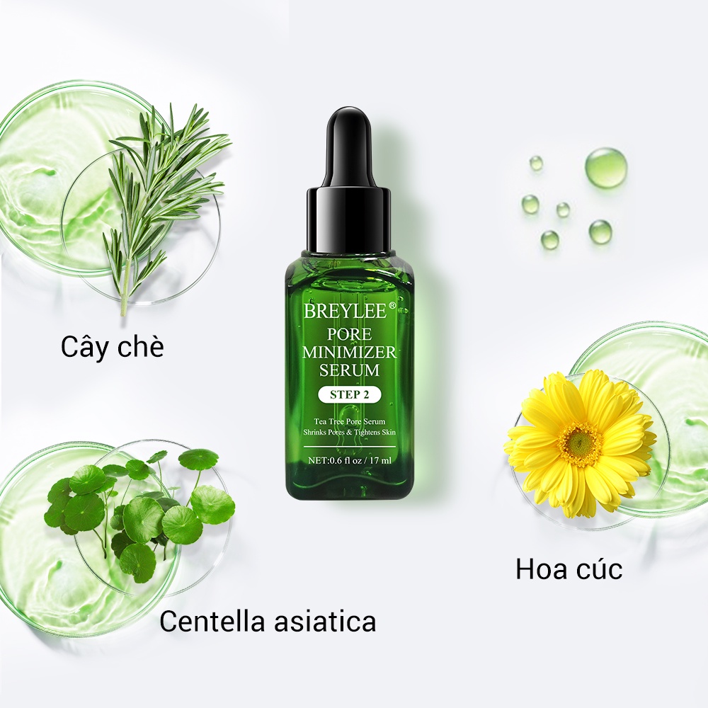 Serum Breylee Dưỡng Ẩm Thu Nhỏ Lỗ Chân Lông Làm Săn Chắc Da 17ml