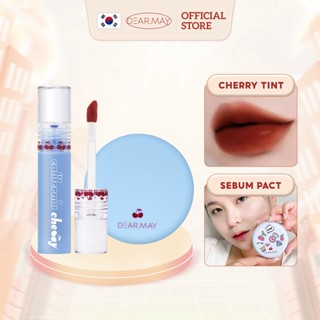 Combo tiện lợi: Son Cherry Tint + Phấn Phủ Cherry Sebum Pact (2 items)
