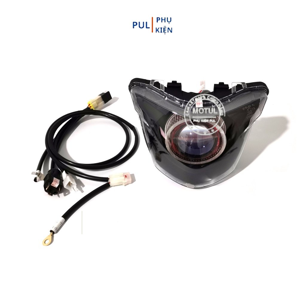 Đèn bi cầu titan Exciter 150 135 MA RACING M10 V4 bi cầu Winner Winner X Wave lắp sẵn