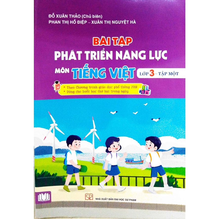 Sách - Bài tập phát triển năng lực môn Tiếng Việt lớp 3 - Cánh Diều - Đỗ Xuân Thảo