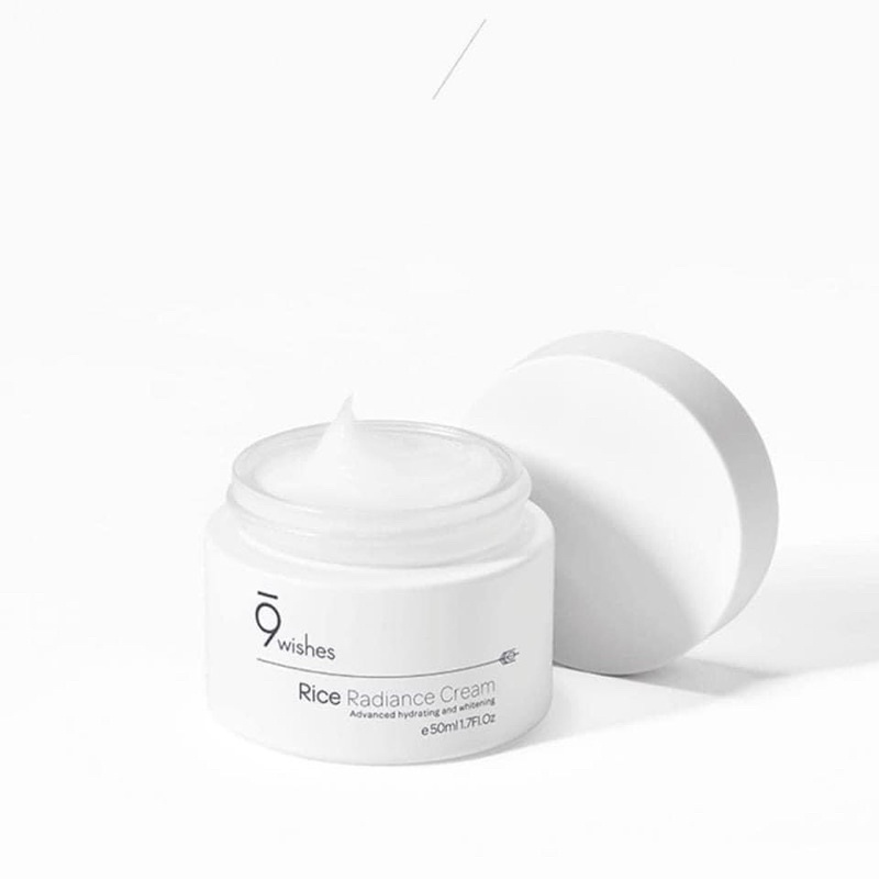 Kem dưỡng ẩm trắng da chiết xuất từ gạo 9wishes rice radiance cream