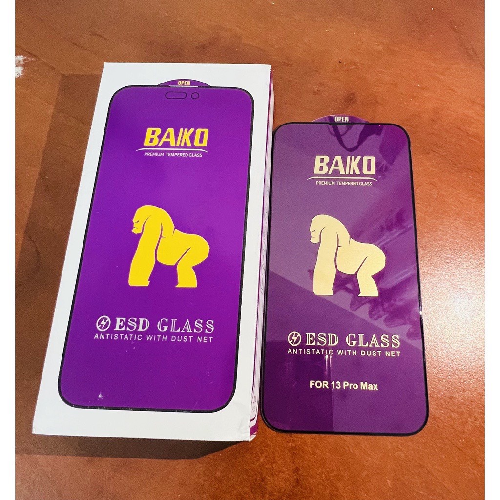 Cường lực kingkong BAIKO chống nhìn trộm và cường lực Baiko Tím chính hãng dành cho iphone