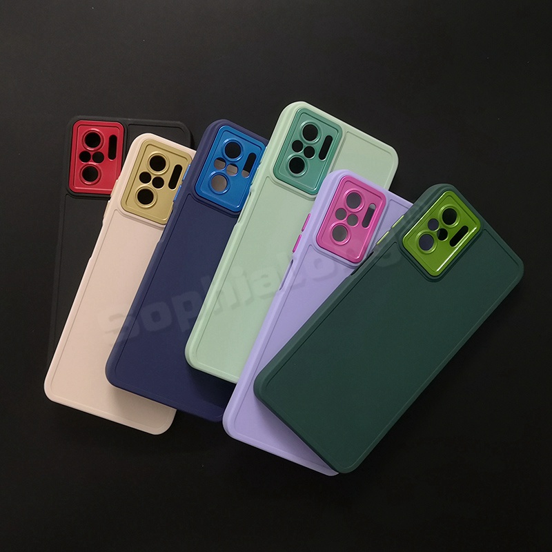 Ốp Điện Thoại Silicon Mềm Hình Bánh Macaroon Cho Xiaomi Redmi Note 10 Pro Max 10S 4G Poco M5S M3 Pro