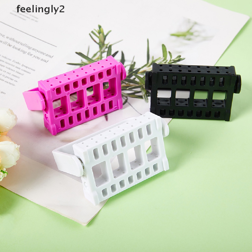 Giá Đỡ Mũi Khoan Móng Tay 8 Lỗ Trưng Bày Kèm Vỏ Bọc