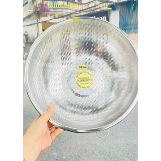 Rổ inox 304 size 30cm hàng cao cấp