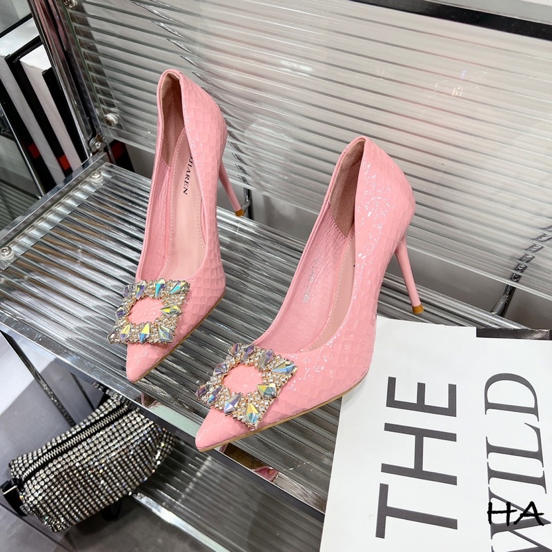 Giày cao gót 9f Khoá vuông Super Sz 34-38 Fullbox