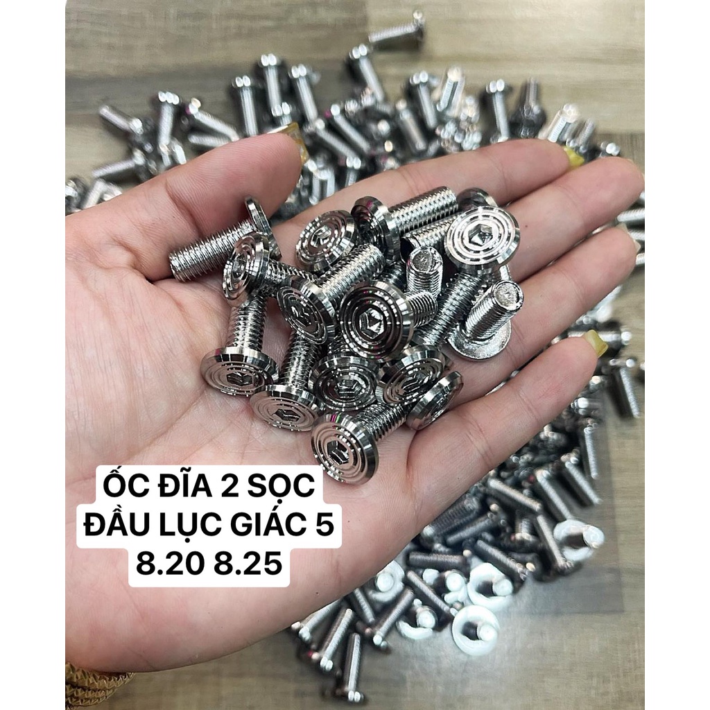 Ốc Thái Đầu Dẹp Inox 304 6li12, 6li20 và 8li15, 8li20