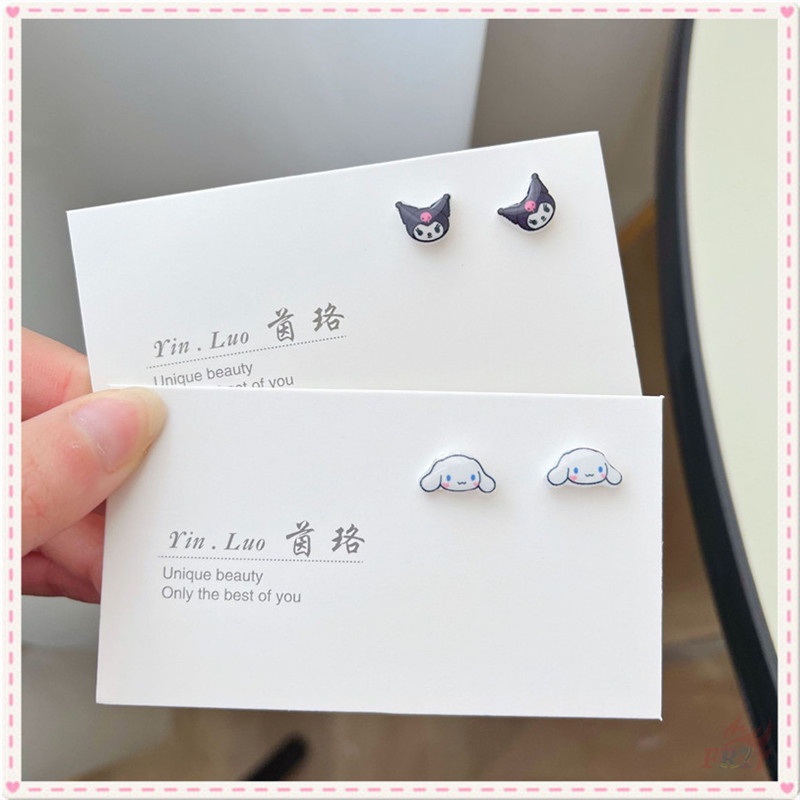 ☀ Melody / Kuromi / Hello Kitty / Cinnamoroll - Nhân Vật Hoạt Hình ☀ 1 Đôi Bông Tai Ngọt Ngào Thời Trang