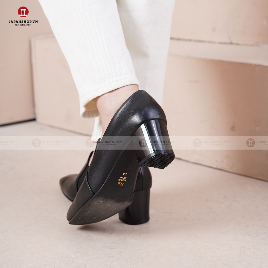 Giầy da nữ công sở cao cấp 5cm Kosu 5576 siêu nhẹ, khử mùi chính hãng Kobe Nhật Bản