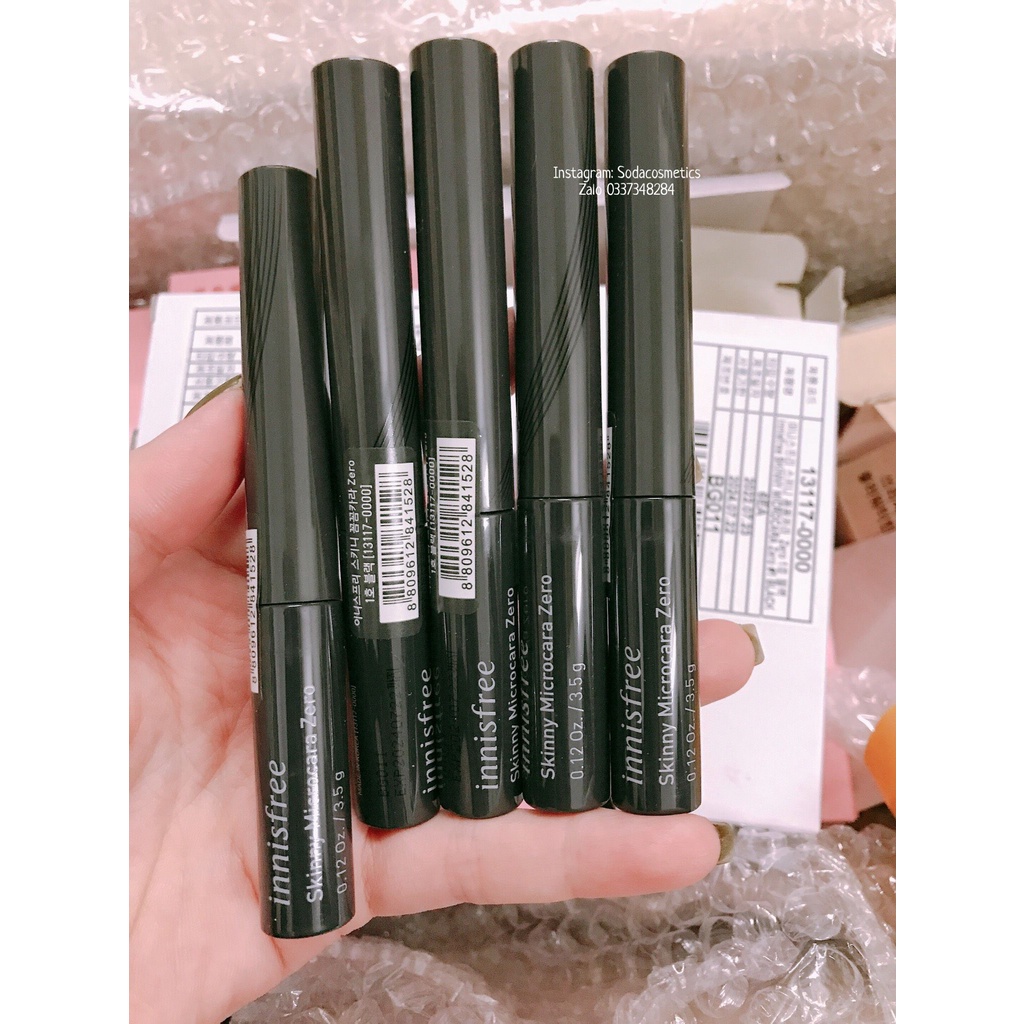 Mascara Siêu Mảnh Chống Trôi Innisfree Skinny Microcara Zero