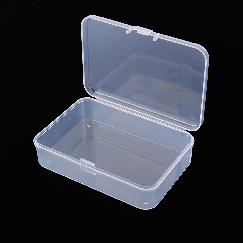 Set 6 Hộp Nhựa Mini Trong Suốt Đựng Trang Sức Ốp