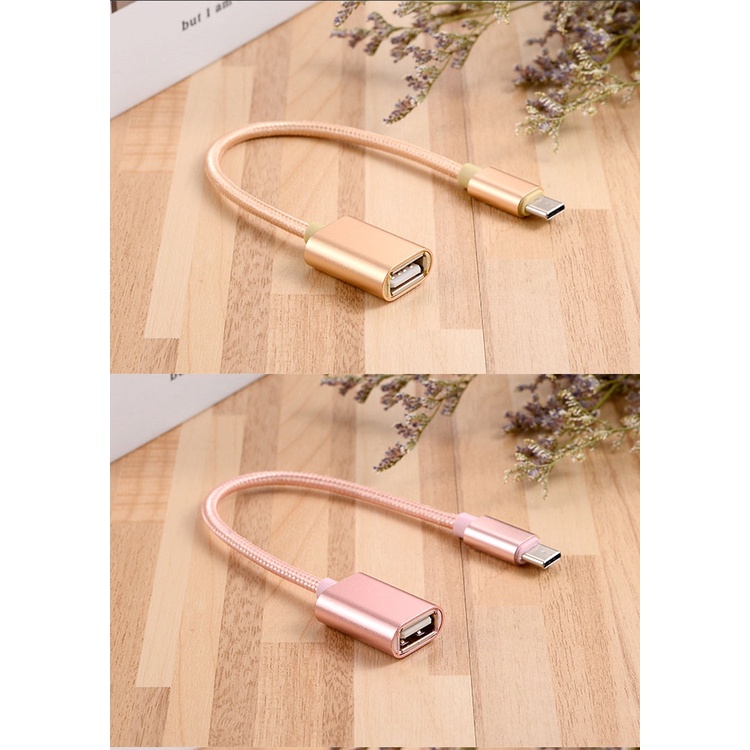 Dây Cáp Dữ Liệu USB 2.0 Loại c OTG Cho Xiaomi 8 Huawei mate30 Samsung Meizu