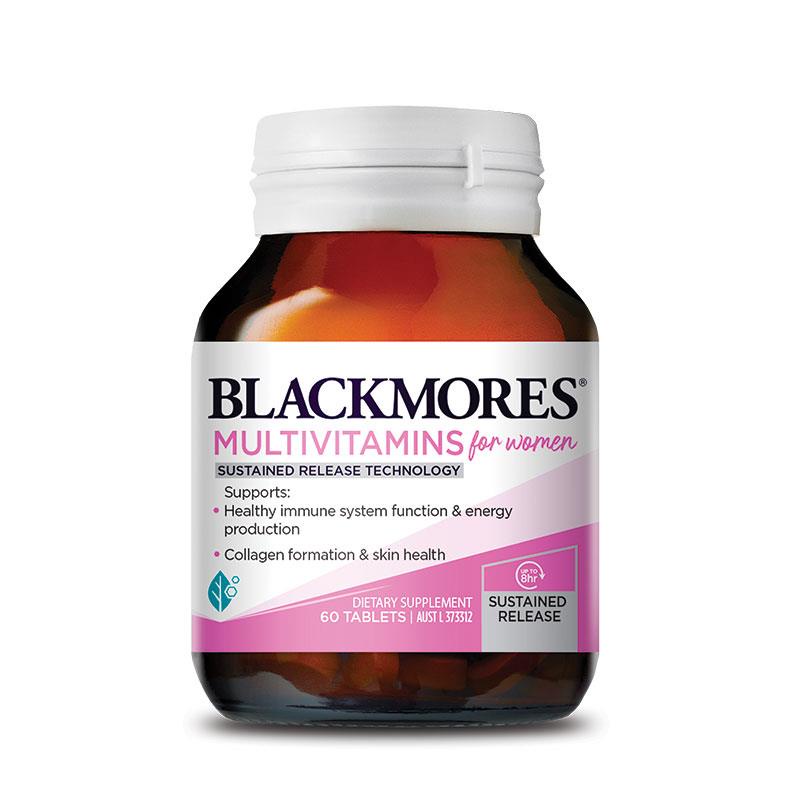 Viên uống bổ sung vitamin tổng hợp cho phụ nữ Blackmores Multivitamin for Women 60 viên của Úc