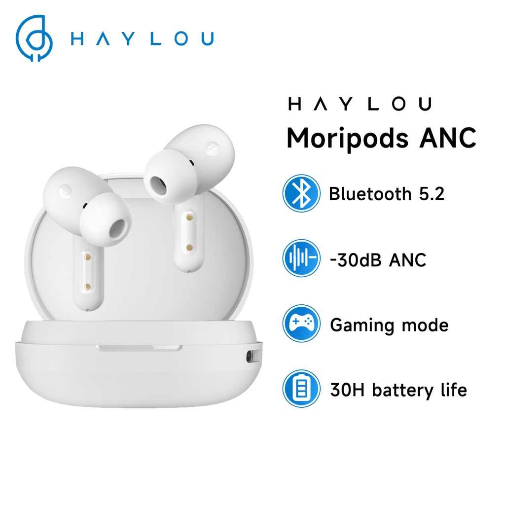 Tai Nghe Không Dây Haylou Moripods ANC Có Chế Độ Phát Tiếng Ồn DSP 3 Chế Độ Tiếng Ồn