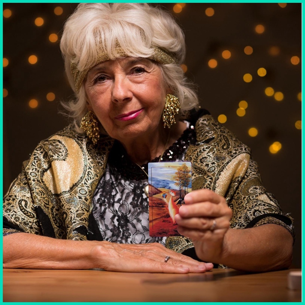 Bộ Bài tarot the feline rider Phiên Bản Tiếng Anh Vui Nhộn 78 Lá