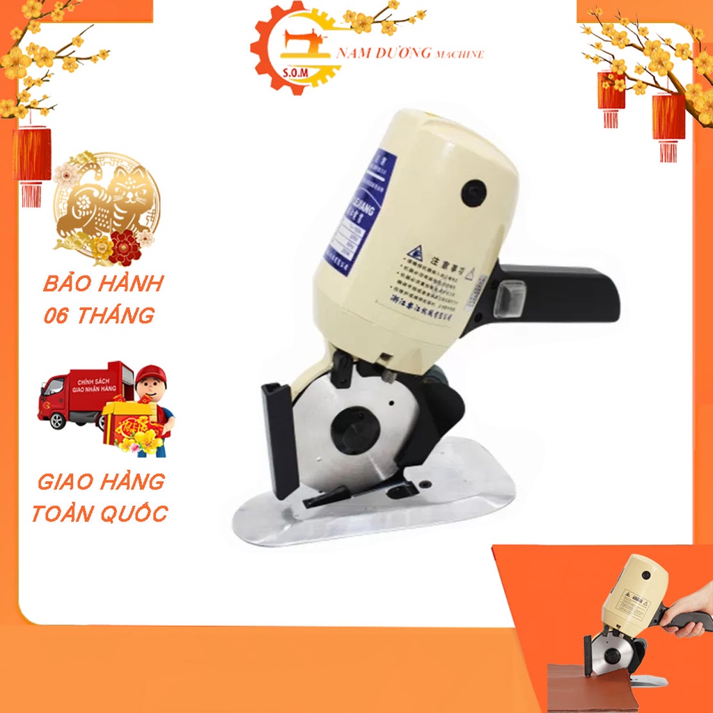 Máy cắt vải cầm tay Lejiang YJ-110 cắt được nhiều loại vật liệu với độ dày 35mm
