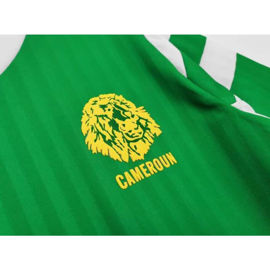 Áo Bóng Đá Đội Tuyển Cameroon 1990 Phong Cách retro