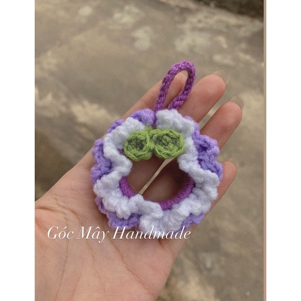 Vòng nguyệt quế len mini siêu đáng yêu - Đồ Handmade