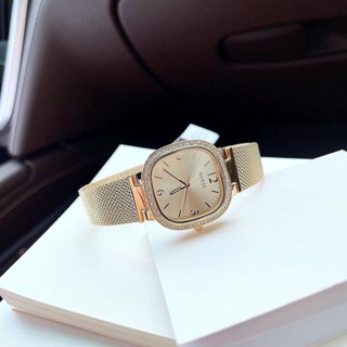 Đồng hồ nữ guess gold dial with gold gw0354l2