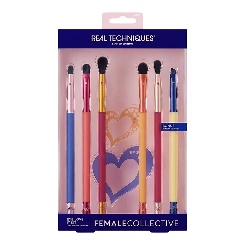Bộ Cọ mắt Yêu Thương Real Techniques Dare To Be You X Female Collective Eye Love It Makeup Brush Kit