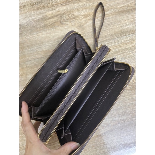 Ví 2 Dây Kéo Dài Cầm Tay có móc quai tay Full Box  Rosabeli