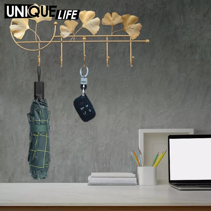 Móc Treo Chìa Khóa Hình Chiếc Lá Màu Vàng Sang Trọng Yoyoyo01