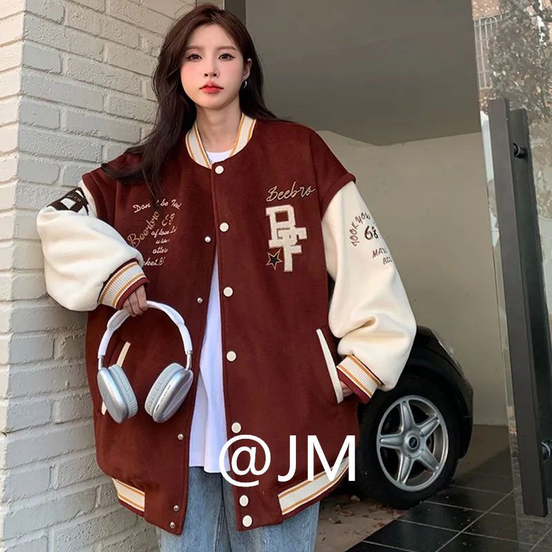 Áo Khoác Dáng Rộng Thiết Kế Mới Thời Trang Mùa Thu Đông Theo Phong Cách