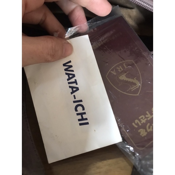 Túi da đà điểu nhật mới 25cm