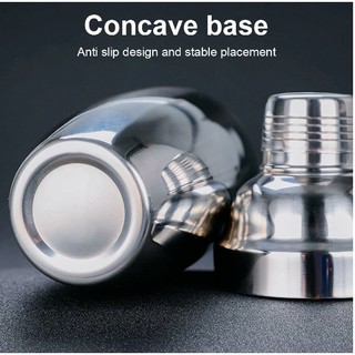 Bình lắc Shaker pha chế cocktail chất liệu inox (250 -350 - 550 - 750 ml)
